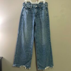 American Eagle Super High-Rise Baggy Wide Leg